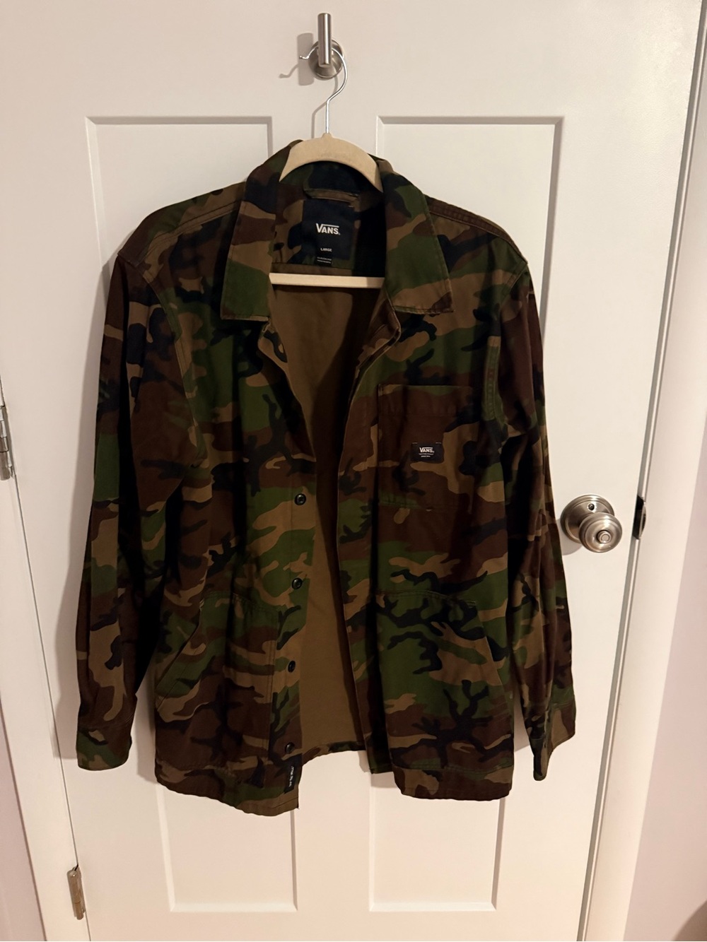 Vans Men's Camouflage Field Jacket - Green/Brown/Black